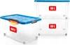 BigDean 3 Stück 60 L Aufbewahrungsbox mit Deckel groß Produktbild-Vorschau 1