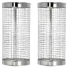 Grillmand RVS 20 cm, set van 2 stuks – rolbare grillkorf Productafbeelding-voorbeeld 2