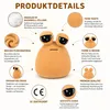 Wiztex Pou Kuscheltier - 22cm Sad Pou Aliien Plüschtier Produktbild-Vorschau 4