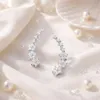 Ohrkletterer Stern Zirkonia Silber Damen Ohrstecker Ear Produktbild-Vorschau 4