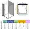 IMPTS Duschkabine 80 x 80 cm Eckeinstieg Duschtür Eckdushe Produktbild-Vorschau 7
