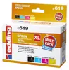The image shows the packaging of a multipack of edding brand ink cartridges compatible with Epson printers. Anteprima dell’immagine prodotto