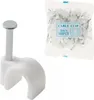 Nagelschellen Weiß, Für Kabel , Kabelschelle Kabelschellen Produktbild-Vorschau 1