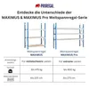 Weitspannregal MAXIMUS | Grundregal | HxBxT 200x200x50cm | Produktbild-Vorschau 10