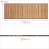 Relaxdays Badematte Bambus natur, ca. 53 x 152 cm, ca. 0,4 Produktbild-Vorschau 4