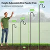 Schwarz Metall 195cm Schäferhaken mit 5 Zinken für Garten Produktbild-Vorschau 5