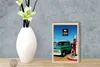 Holzschild Reise 12x18 cm Amerika Oldtimer Tanksäule PKW Produktbild-Vorschau 5