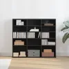 vidaXL skříňka na CD vzhled černý dub 100x23x89,5 cm Náhled obrázku produktu 2