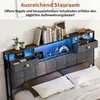 INONEFT Boxspringbett Stauraumbett 140x200 cm mit Produktbild-Vorschau 6