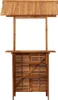 vidaXL Tavolo bar da esterno con tetto 113x106x217 cm in Anteprima dell’immagine prodotto 5