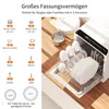 AIRMSEN Tischgeschirrspüler 5L mit Wassertank, Mini Produktbild-Vorschau 3
