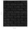 vidaXL 3D tapety Brick Samolepicí 20 ks Černá Náhled obrázku produktu 7