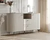 IDOHOME-Geriffelte Kommode SENTO 190 cm mit 3 Schubladen 2 Produktbild-Vorschau 4