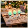Chandelier Glamour Argent Verre Communion Photophore Grande Voir les images du produit 9