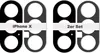 2x iPhone X (10) Kamera Linse Glas Camera Glass Lens + Produktbild-Vorschau 1