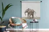 MuchoWow® Wandteppich Wandbehang Baby-Elefant - Tiere - Produktbild-Vorschau 5