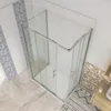 AICA 120x70x185cm U-Form Duschkabine Schiebetür mit Produktbild-Vorschau 3