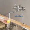 CECIPA Küche Wasserhahn, Wandmontage-Küchenarmatur mit 2 Produktbild-Vorschau 3