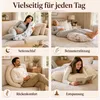 Lagerungskissen Erwachsene 190 cm Körperkissen lang Produktbild-Vorschau 4