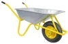HBH® Schubkarre 85 Liter Garten Farbe gelb Profi Produktbild-Vorschau 2