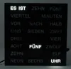 Uhr mit LED Wortanzeige Tischuhr Wortuhr 20 x 20 cm Produktbild-Vorschau 8