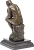 Bronzeskulptur der Denker Mann Bronzefigur Skulptur nach Produktbild-Vorschau 4