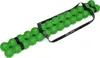 A green spine roller with black straps on a white background. Anteprima dell’immagine prodotto