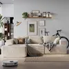 Canapé d’angle avec fonction relaxation Vicco Nuvio Beige Voir les images du produit 6