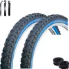 2 x maxxi4you HY-A109 Fahrradreifen Schwarz/Blau 54-507 (24 Produktbild-Vorschau 1