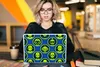 MuchoWow® Laptop Aufkleber Sticker Cover Muster - Roboter - Produktbild-Vorschau 5