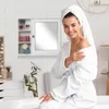 Relaxdays spiegelkast, wit, 5 vakken, wit-zwart Productafbeelding-voorbeeld 3