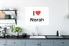 MuchoWow® Wandtattoo Wandsticker Wandaufkleber Ich liebe - Produktbild-Vorschau 4
