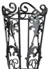 Portaombrelli nero 63x32 cm Metallo Decorazione per Anteprima dell’immagine prodotto 3