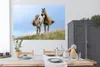 MuchoWow® Poster Haflinger Pferde auf der Wiese 180x120 cm Produktbild-Vorschau 3