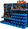 33 Stapelboxen Wandregal Kunststoff 115,8 x 78 cm Produktbild-Vorschau 1
