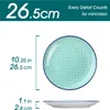 vancasso Macaron Assiette plate en porcelaine, 4 pièces, Voir les images du produit 2