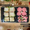 TZS First Austria Kontaktgrill , 1800W, Edelstahl, Panini Produktbild-Vorschau 3