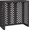 vidaXL Kryt klimatizace černý 110 x 50 x 105 cm ocelový Náhled obrázku produktu 4