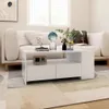 vidaXL Couchtisch Weiß 102x55x42 cm Holzwerkstoff Produktbild-Vorschau 5