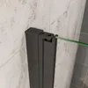 90x200cm Schwarz Duschtür Duschkabine Nischentür Produktbild-Vorschau 6