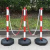 Palo di delimitazione rosso e bianco per parcheggi, 85 cm Anteprima dell’immagine prodotto 6