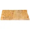 Möbel Tischplatte mit Baumkante 60x60x3,8 cm Massivholz Produktbild-Vorschau 4