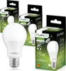 Three boxes of LUMILED LED bulbs with a large LUMILED LED bulb in the foreground. Produktbild-Vorschau