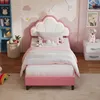 Lit bébé INONEFT 90 x 190 cm, lit rembourré avec éclairage Voir les images du produit 9