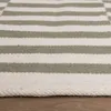 Baumwollteppich - Dazzle Blocks Grün Weiß Produktbild-Vorschau 6