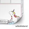 Mein Wochenplaner mit Einhorn Motiv I DIN A4 I Whiteboard Produktbild-Vorschau 3