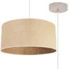 Hängeleuchte JUTA aus Jute in Beige Ø40 cm 1-flammig E27 Produktbild-Vorschau 6