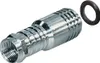 Transmedia F-Stecker, Crimp; Crimp-Typ mit festem Crimpring Produktbild-Vorschau 2