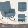 HOMCOM Schaukelstuhl Sessel Relaxsessel bis 120 kg, Produktbild-Vorschau 5