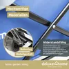 deluxe4home® Bollerwagen faltbar in Blau I Breite Reifen Produktbild-Vorschau 4